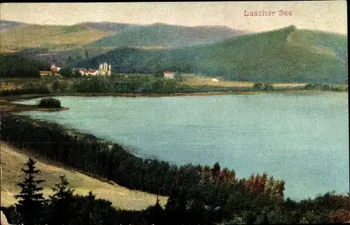 Ak Maria Laach Glees in der Eifel, Blick auf Laacher See