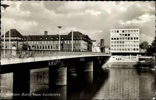 Ak Mülheim an der Ruhr, Neue Ruhrbrücke