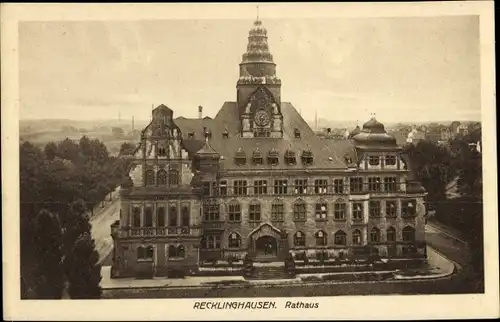 Ak Recklinghausen, Rathaus