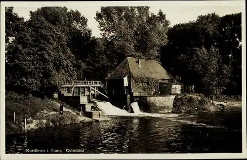 Ak Nordhorn in der Grafschaft Bentheim, Oelmühle