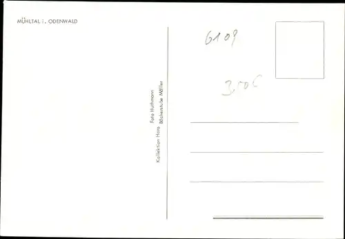 Ak Mühltal im Odenwald, Panorama