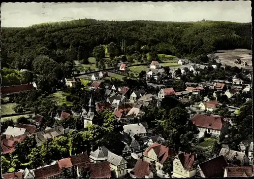 Ak Bad Essen in Niedersachsen, Panorama, Vogelschau