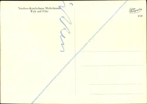 Ak Wyk auf Föhr Nordfriesland, Kinderhaus Michelmann