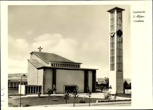 Ak Würzburg am Main Unterfranken, Pfarrkirche St. Alfons