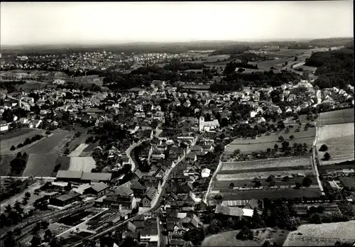 Ak Nieder Ramstadt Mühltal im Odenwald, Fliegeraufnahme