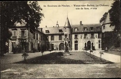 Ak Vaux sur Seine Yvelines, Le Chateau