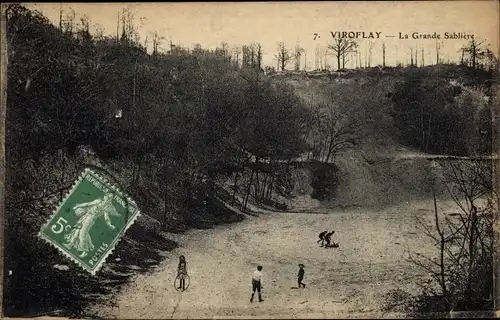 Ak Viroflay Yvelines, La Grande Sabliere
