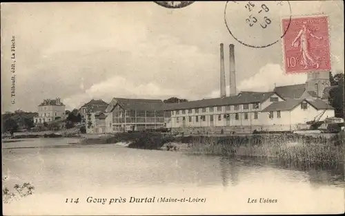 Ak Gouy Maine et Loire, Les Usines