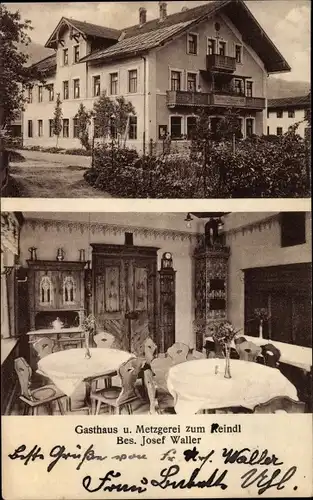 Ak Niederaudorf Oberaudorf in Oberbayern, Gasthaus zum Reindl