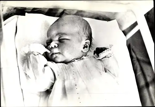 Ak Prinz Willem Alexander als Neugeborener, 1967
