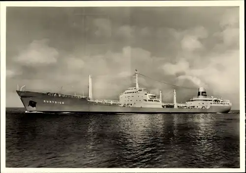 Foto Ak Frachtschiff Eurydice, Tanker