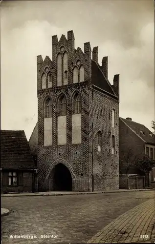 Ak Wittenberge in der Prignitz, Steintor