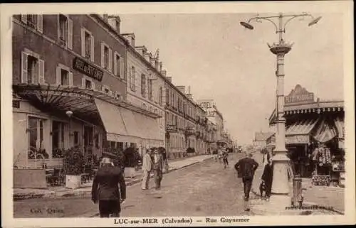 Ak Luc sur Mer Calvados, Rue Guynemer, Hotel du Petit Enfer