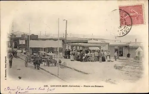 Ak Luc sur Mer Calvados, Pierre au Poisson