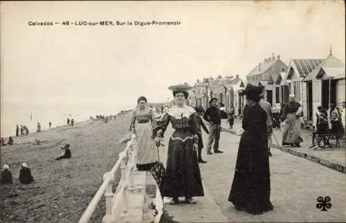 Ak Luc sur Mer Calvados, Sur la Digue Promenoir