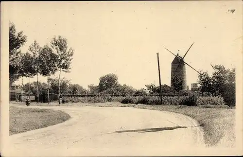 Ak Doué la Fontaine Maine et Loire, Route de Saumur au Moulin de Douces