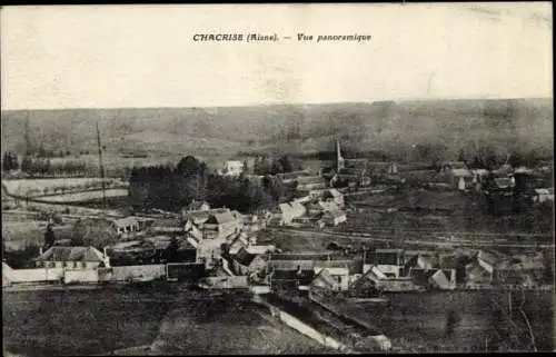 Ak Chacrise Aisne, Vue générale