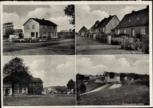 Ak Neutechau Ratekau in Holstein, Alt Techau, Hobersdorfer Mühle, Siedlung