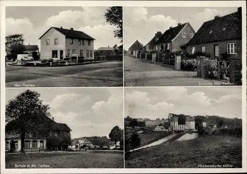 Ak Neutechau Ratekau in Holstein, Alt Techau, Hobersdorfer Mühle, Siedlung