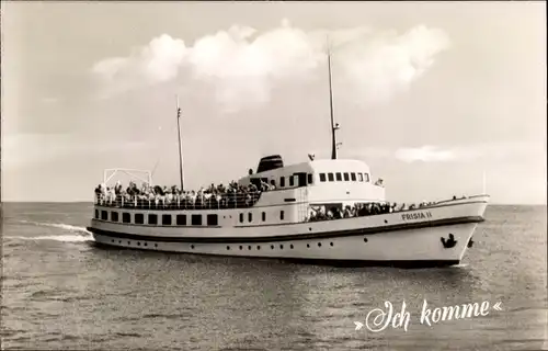 Ak Norderney in Ostfriesland, Fährschiff Frisia II