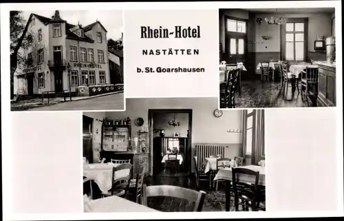 Ak Nastätten im Taunus, Rhein Hotel