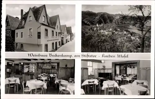 Ak Karden an der Mosel, Weinhaus Beckenkamp