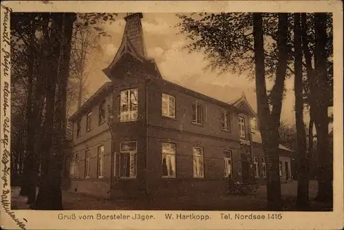 Ak Hamburg Groß Borstel, Gasthaus Borsteler Jäger
