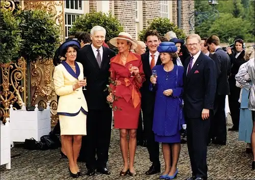 Ak Hochzeit Prinz Maurits und Marilene van den Broek, 1998