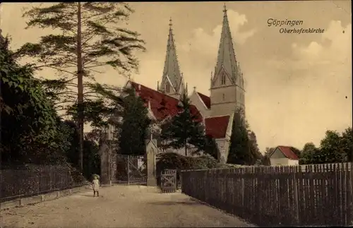 Ak Göppingen in Württemberg, Obehofenkirche