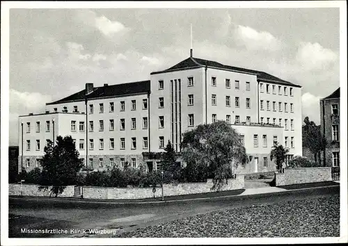 Ak Würzburg am Main Unterfranken, Missionsärztliche Klinik