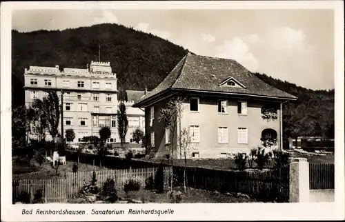 Ak Reinhardshausen Bad Wildungen in Nordhessen, Sanatorium Reinhardsquelle