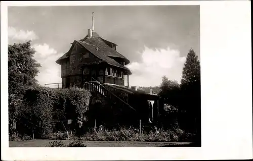 Ak Trendelburg in Nordhessen, Hotel Pension Burg Trendelburg, Außenansicht