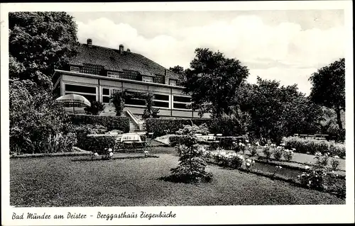 Ak Bad Münder am Deister, Bergasthaus Ziegenbuche