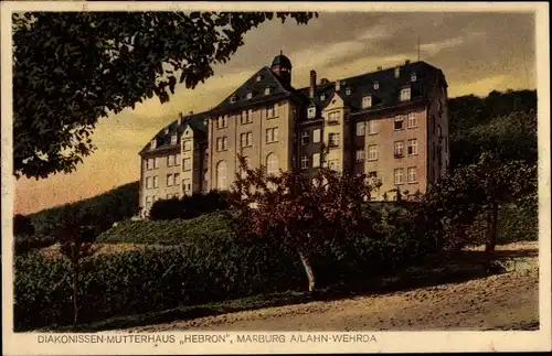 Ak Wehrda Marburg an der Lahn, Diakonissen Mutterhaus Hebron