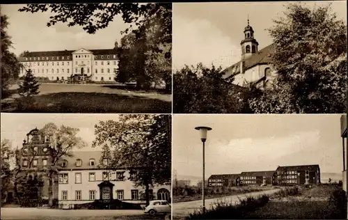 Ak Ringelheim Salzgitter in Niedersachsen, Kirche, Siedlung, Rathaus, Schloss