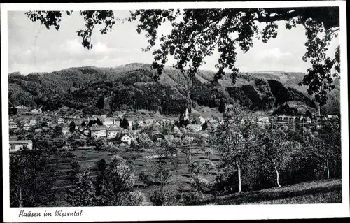 Ak Hausen im Wiesental, Panorama