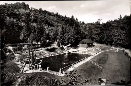 Ak Beulich Hunsrück Rheinland Pfalz, Schwimmbad