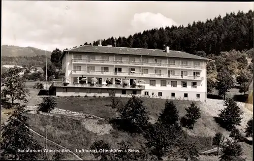 Ak Ottenhöfen im Schwarzwald, Sanatorium Albertshöhe