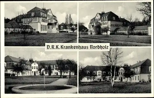 Ak Nordholz Wurster Nordseeküste Landkreis Cuxhaven, DRK Krankenhaus