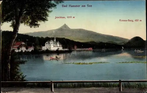 Ak Hamr na Jezeře Hammer am See Region Reichenberg, Jeschken, Krassa Berg