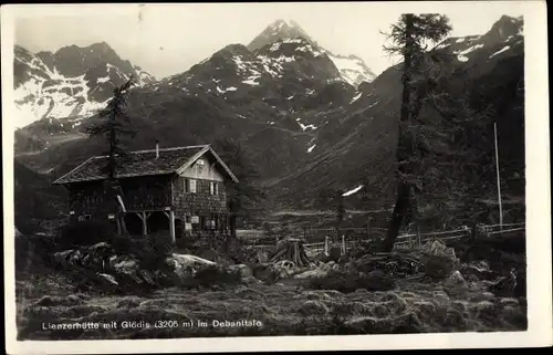 Ak Debanttal Tirol, Lienzer Hütte, Glödis