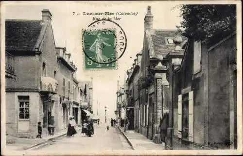 Ak Luc sur Mer Calvados, Rue de la Mer