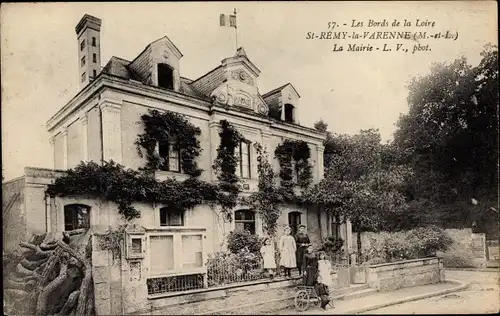 Ak Saint Remy la Vanne Maine et Loire, La Mairie