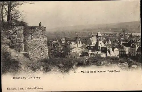 Ak Château Thierry Aisne, Vallée de la Marne