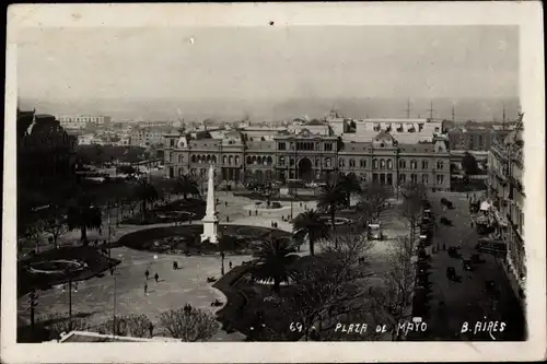 Foto Ak Buenos Aires Argentinien, Plaza de Mayo