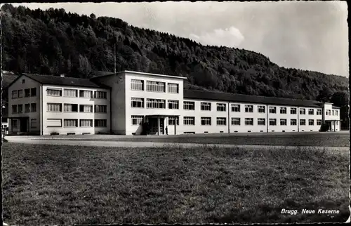 Ak Brugg Kt Aargau Schweiz, Neue Kaserne