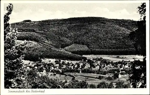 Ak Simmersbach Eschenburg in Hessen, Totalansicht der Ortschaft