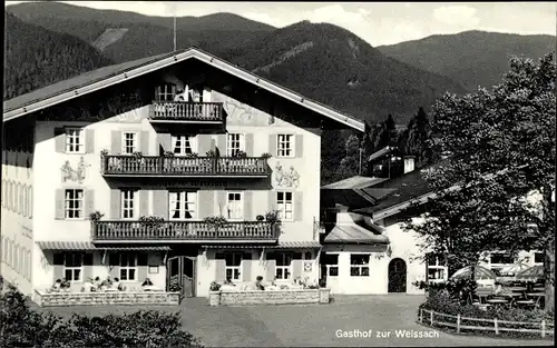 Ak Weissach Rottach Egern in Oberbayern, Gasthof zur Weissach