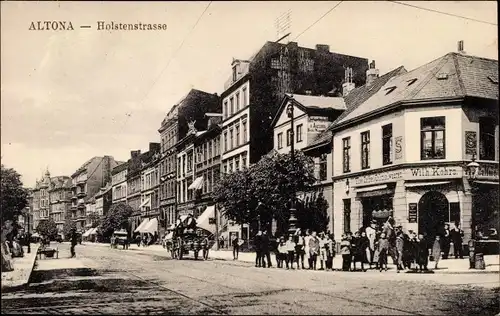 Ak Hamburg Altona, Holstenstraße, Geschäft