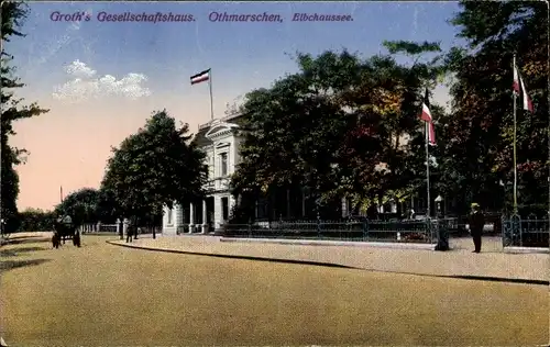 Ak Hamburg Altona Othmarschen, Elbchaussee, Groths Gesellschaftshaus